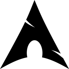 Os Linux Arch Silhouette Svg Vector, Free Vectors File